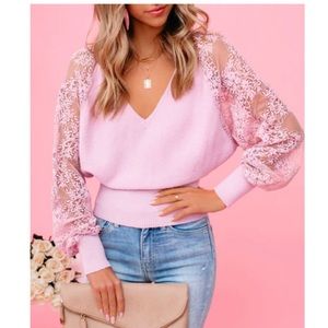 Lavendar/pink top New